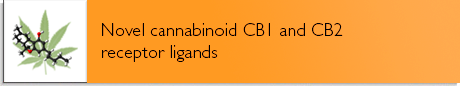Novel cannabinoid CB1 and CB2 receptor ligands